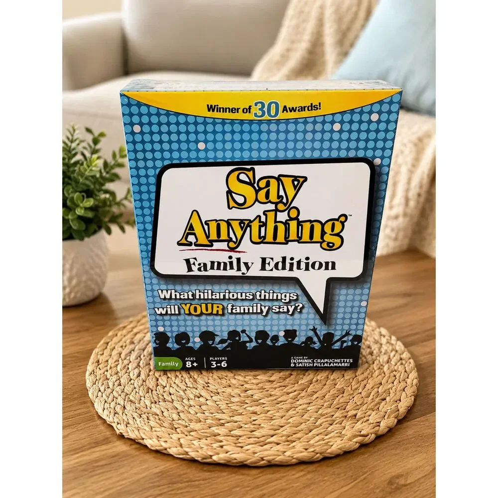 NEW! Say Anything Family Edition Board Game Sealed 3–6 Players Ages 8+